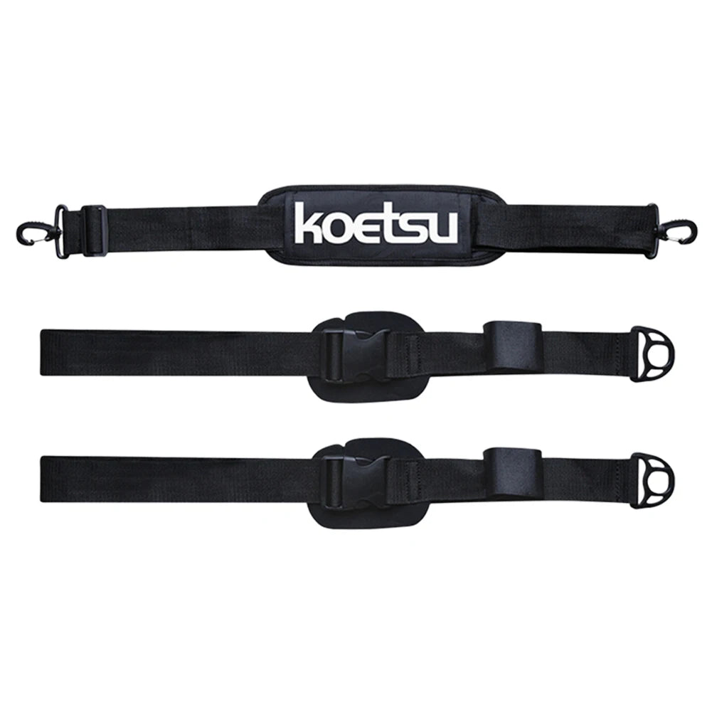 Adjustable Surfboard Shoulder Carry Strap - Stand Up Paddle Board Carrier Sling with Deck Bag