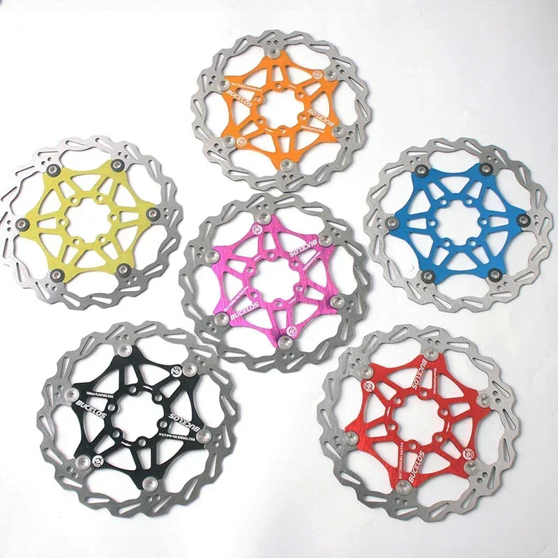 Floating Disc Brake Rotor - 160mm/180mm/203mm MTB & Road Bike - Ultralight Heat Dissipation Design