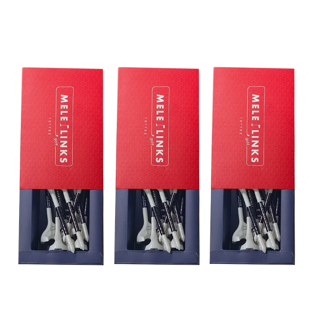 Premium Golf Tees - 10° Diagonal Rhombic Design with Speed Enhancement Technology (Includes Gift Box)
