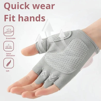 Lightweight Workout Gloves with Excellent Grip - Unisex - Weightlifting, Cycling, Exercise, Training, Fitness & Rowing