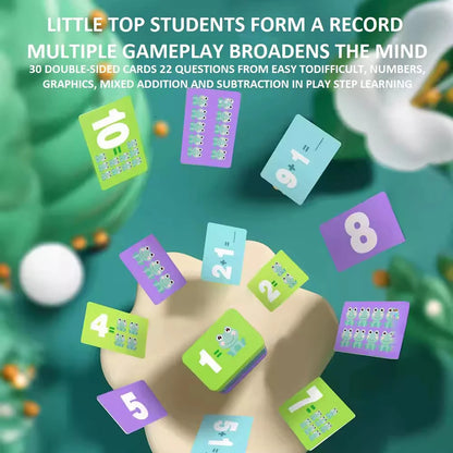 Frog Balance Scale Math Learning Toy - Addition & Subtraction Educational Game for Early Childhood Development