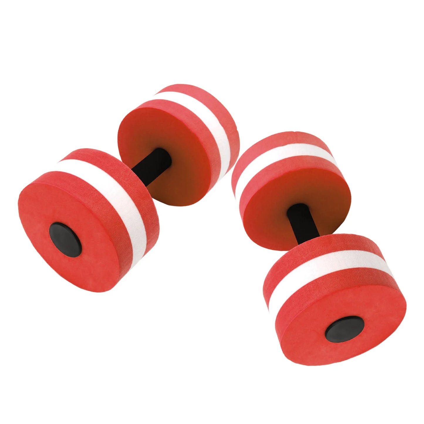2pcs EVA Water Floating Dumbbells - 15cm x 27cm Foam Aquatic Fitness Weights for Pool Aerobics & Water Exercise