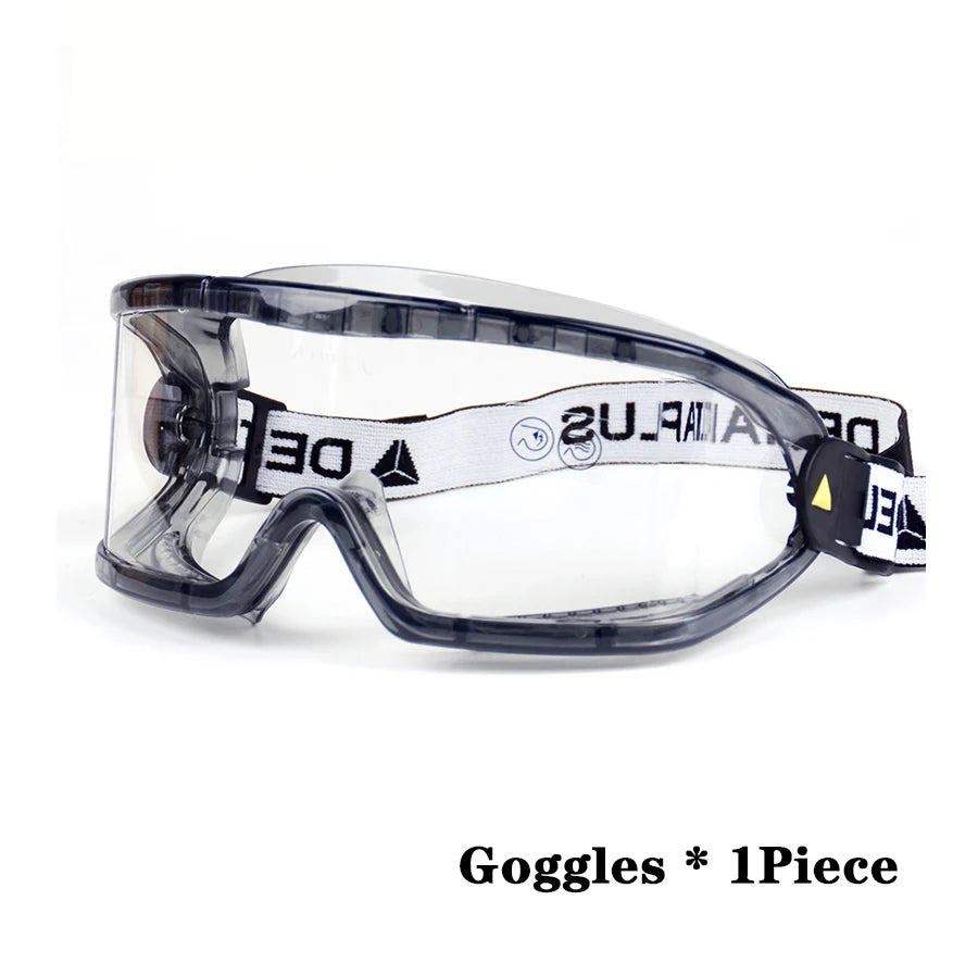 Large Field Safety Goggles UV Protection Anti-Fog Windproof Riding Glasses Anti-Splash Anti-Shock for Welding Polishing Sports