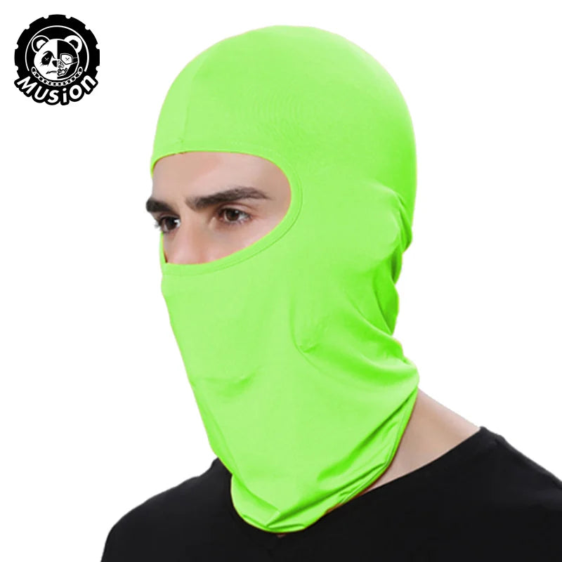 Breathable Mesh Motorcycle Balaclava - Full Face Sun Protection Mask for Cycling, Airsoft & Bicycle