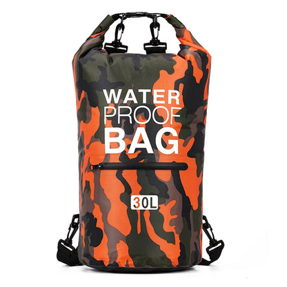 Waterproof Dry Bag Backpack - 30L/15L with Wet Separation Pocket for Kayaking, Boating, Swimming & Outdoor Sports