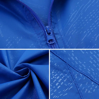 Ultra-Light Waterproof Sun Protection Jacket - Portable Foldable Hooded Windbreaker with UV Protection for Camping & Hiking