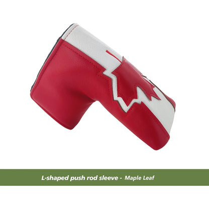 Golf Blade Putter Cover - Multiple Style Headcover with Magnetic & Hook-and-Loop Closure, Club Protective Headgear
