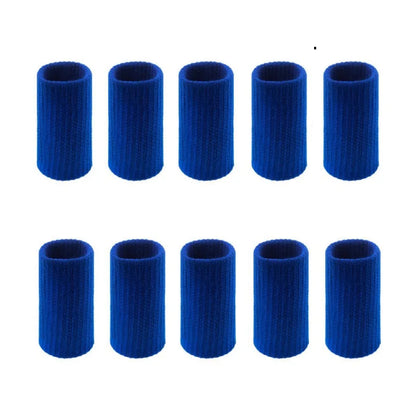 Athletic Finger Support Sleeves - 10 Pack Compression Guards for Basketball, Volleyball, Gym & Sports