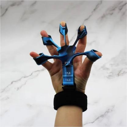 Finger Exerciser & Hand Strengthener - 6 Resistance Levels for Guitar Training, Rehabilitation & Recovery