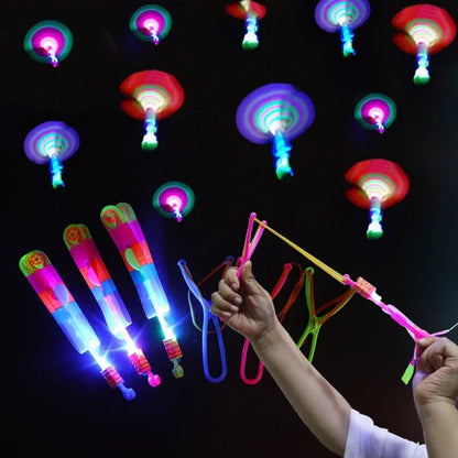 LED Light Arrow Rocket Helicopter Toy