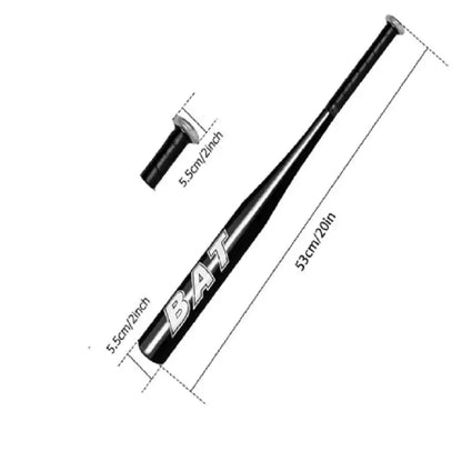 20-Inch Aluminum Alloy Baseball Bat with Softball Gloves - 4 Colors Available - Outdoor Sports & Self-Defense Equipment