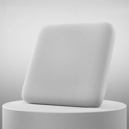 Elastic Memory Foam Seat Cushion - Soft Bounce-Back Design with Breathable Cover - Removable Washable Pad for Office & Long Sitting