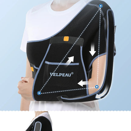 Breathable Shoulder Sling & Immobilizer - Adjustable Arm Support for Rotator Cuff Tear, Fracture, Dislocation & Post-Surgery Recovery