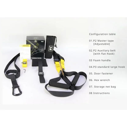 Suspension Training Strap System – Adjustable Full Body Resistance Bands for Strength and Fitness