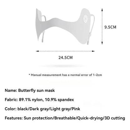 Unisex Punk Sun Protection Face Mask - Anti-UV Ice Silk Breathable Bandana for Cycling and Running