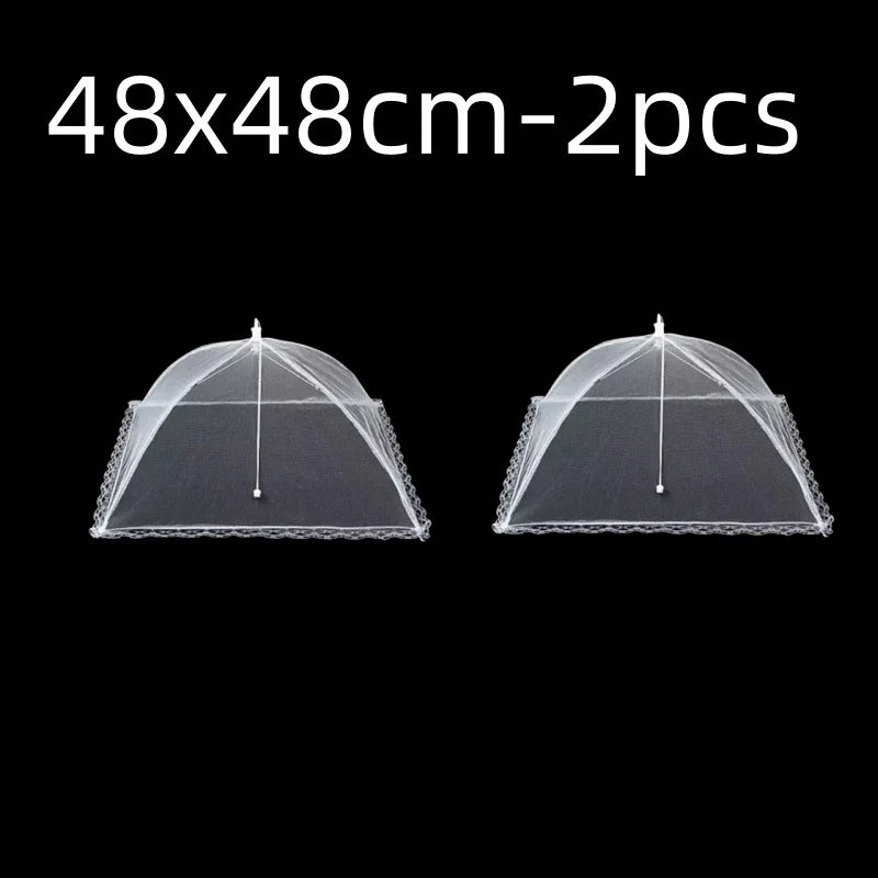 Foldable Mesh Food Cover - Pop-Up Umbrella Style Protector