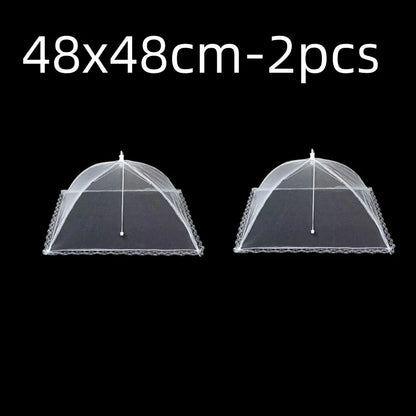 Foldable Mesh Food Cover - Pop-Up Umbrella Style Protector