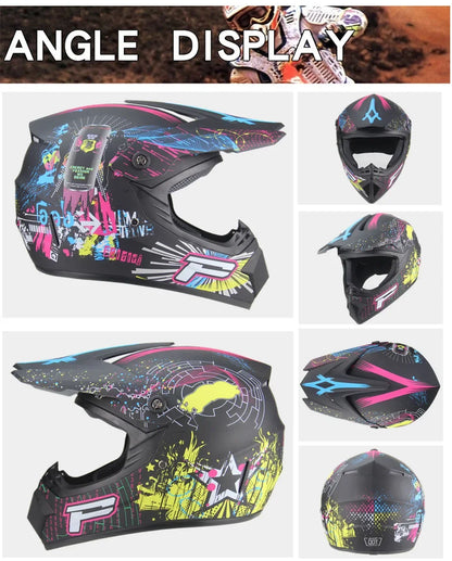 Full Face Motocross Helmet - Off-Road Downhill AM DH Cross Capacete - Free Shipping + 3 Free Gifts