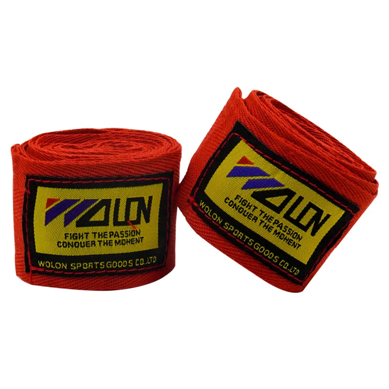 Cotton Boxing Hand Wraps - 2-Pack, Multiple Lengths (1.5M/2M/3M/5M) for MMA, Muay Thai, Kickboxing & Martial Arts Training