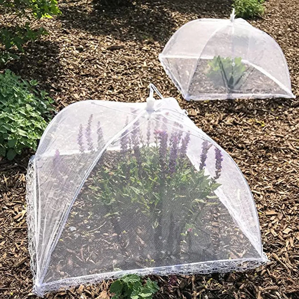 Pop-Up Mesh Food Cover - Collapsible Insect Protection Tent for Outdoor Dining