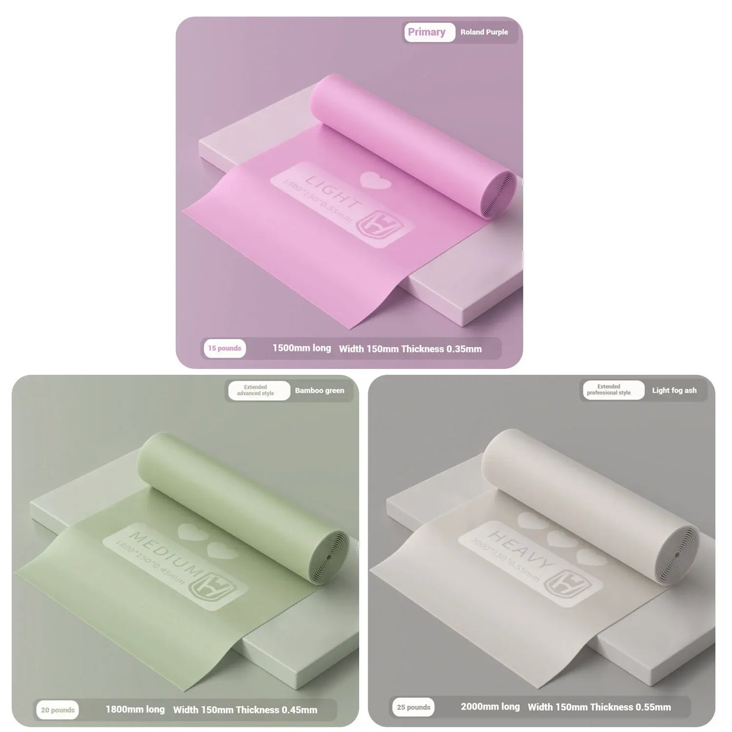 WOSWEIR Yoga Stretching Resistance Strap - Home Fitness & Latin Dance Stretch Band for Beginners