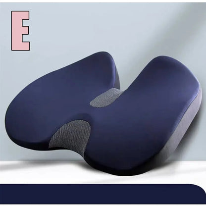 Orthopedic Memory Foam Cushion - Non-Slip Design for Tailbone, Sciatica & Back Pain Relief - Comfort Support for Chair & Car Seat