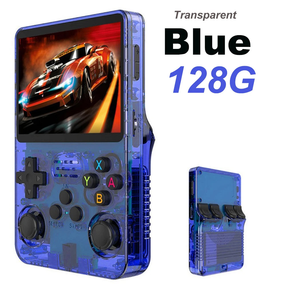 R36S Retro Handheld Game Console - 3.5'' IPS Screen - 64GB/128GB/256GB Storage - ARKOS 2.0 Portable Gaming System