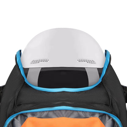 50L Waterproof Ski Boot Bag Backpack - Large Capacity with Dry Wet Separation for Snowboard Boots, Helmet, Goggles & Skis