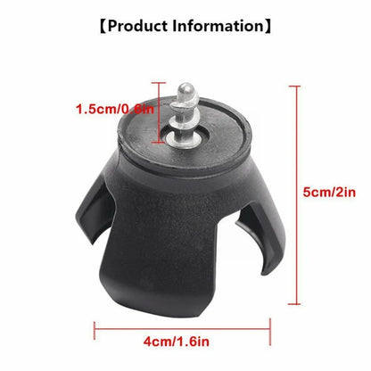 Golf Ball Picker Clamp - Rubber & Zinc Alloy Ball Pick-Up Tool for Training & Practice Accessories