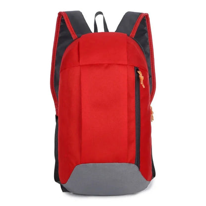 Pink Waterproof Nylon Sport Backpack - Small Gym Duffel Bag for Women Men Kids - Outdoor Fitness Travel Luggage
