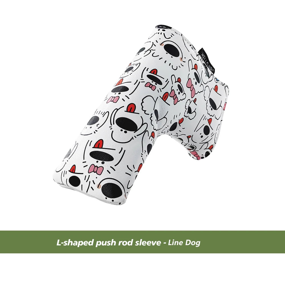 Golf Blade Putter Cover - Multiple Style Headcover with Magnetic & Hook-and-Loop Closure, Club Protective Headgear