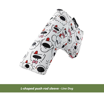 Golf Blade Putter Cover - Multiple Style Headcover with Magnetic & Hook-and-Loop Closure, Club Protective Headgear