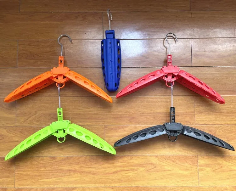 Foldable Wetsuit Hanger - Thickened Drying Rack for Diving and Surfing Gear (1/2/3-Pack Options)