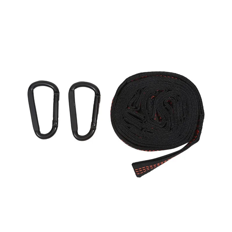 Hammock Straps 2-Pack - 600lbs Capacity Polyester Suspension System with 5 Adjustment Rings