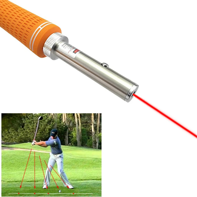 Golf Swing Plane Trainer - Laser Pointer Training Aid for Swing Correction & Direction Guide