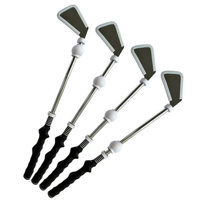 Retractable Golf Swing Trainer - Rhythm Click Sound Warm-Up Aid for Strength & Tempo Training