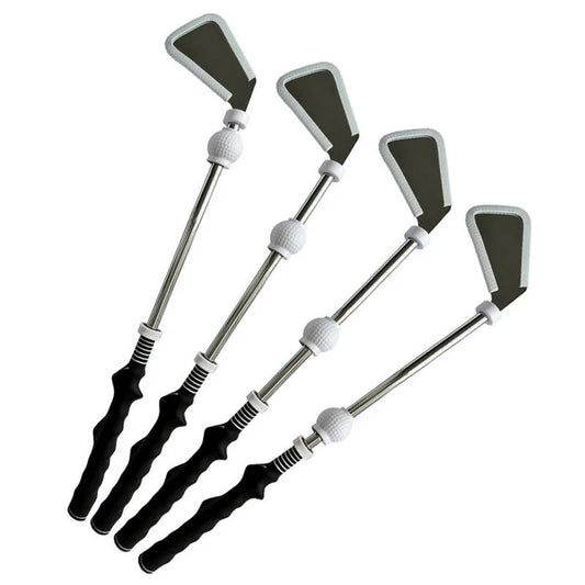 Retractable Golf Swing Trainer - Rhythm Click Sound Warm-Up Aid for Strength & Tempo Training