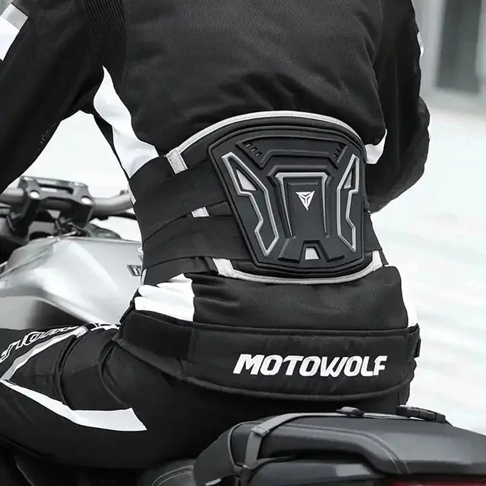 Professional Motorcycle Waist Protector - Adjustable Breathable Motocross Cycling Guard Belt