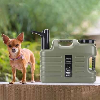 Portable Water Container with Electric Pump - 11L/12L Camping Water Dispenser for Outdoor Use