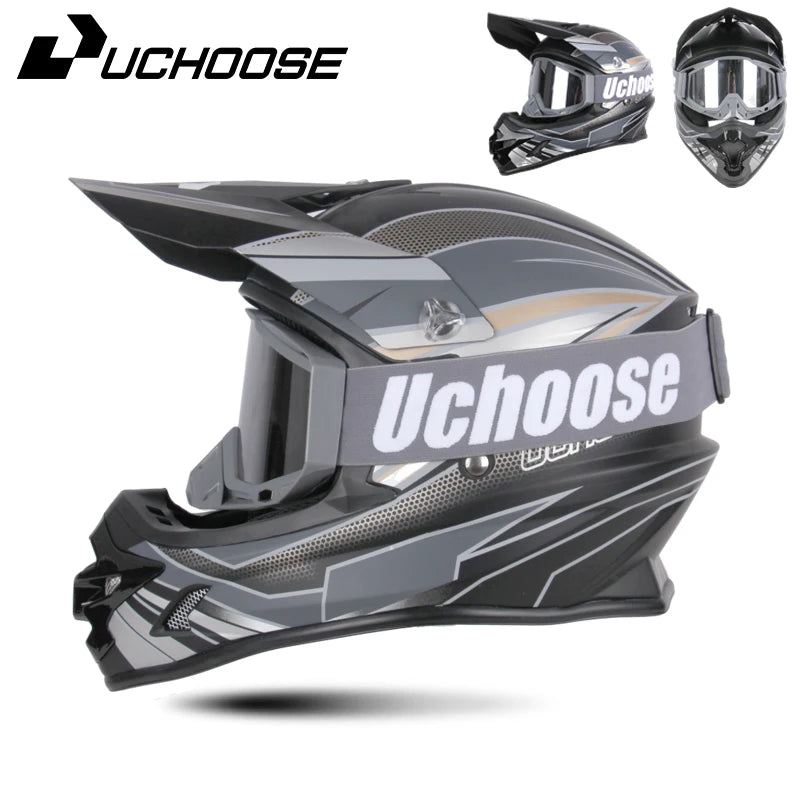 DOT Approved Motocross Helmet - Off-Road Racing Helmet for Men & Women (Downhill, Enduro, Cross)