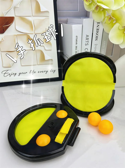 Interactive Catch Ball Game - Hand-Eye Coordination Training Toy for Adults & Kids, Indoor/Outdoor Sensory Sport Activity