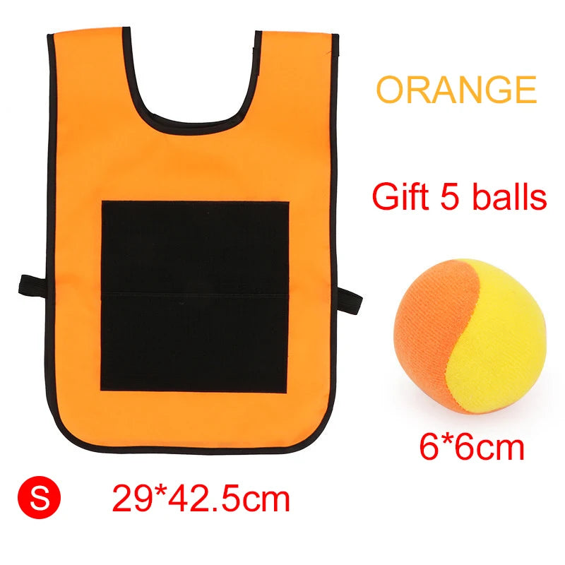 Sticky Ball Vest Set - Outdoor Sports Game for Kids | Parent-Child Interactive Exercise Toy | Safe Physical Activity Gift