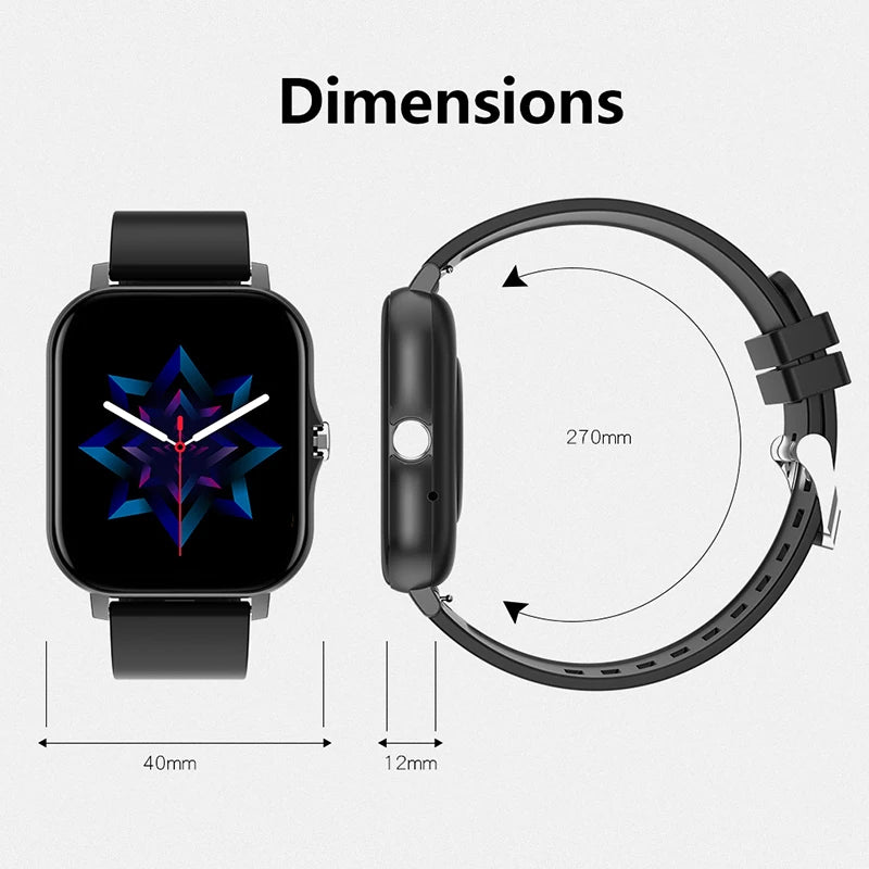 Sport Smart Watch - 1.83" Fitness Tracker with Bluetooth Call, Heart Rate Monitor, GPS & Health Tracking (Men & Women)