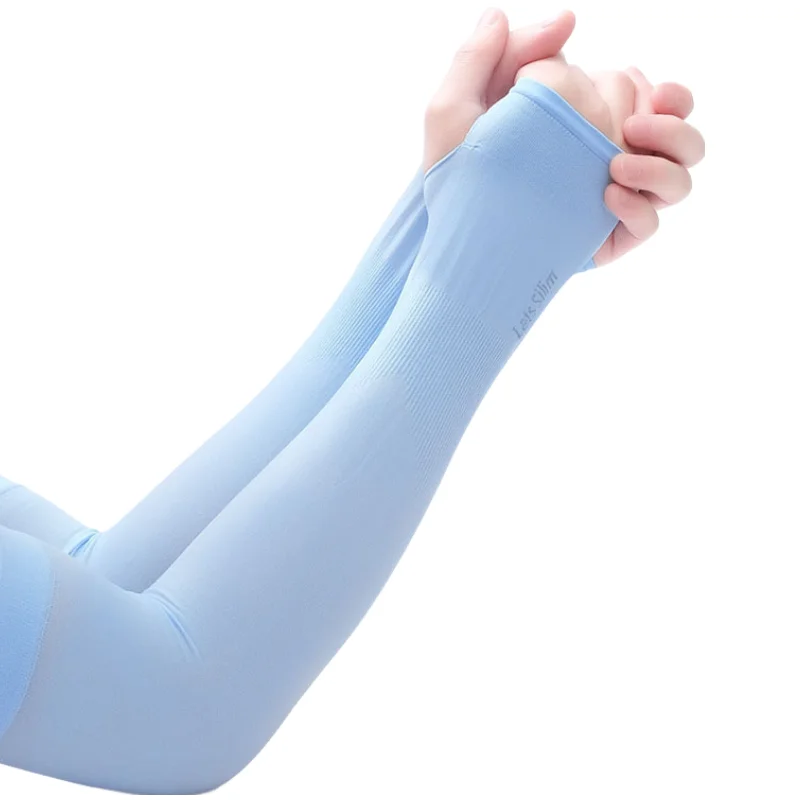 UV Protection Compression Arm Sleeves - Ice Silk Cooling Sleeves for Football, Golf, Cycling, and Outdoor Sports