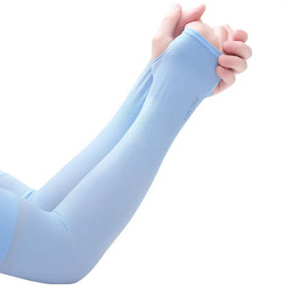 UV Protection Compression Arm Sleeves - Ice Silk Cooling Sleeves for Football, Golf, Cycling, and Outdoor Sports