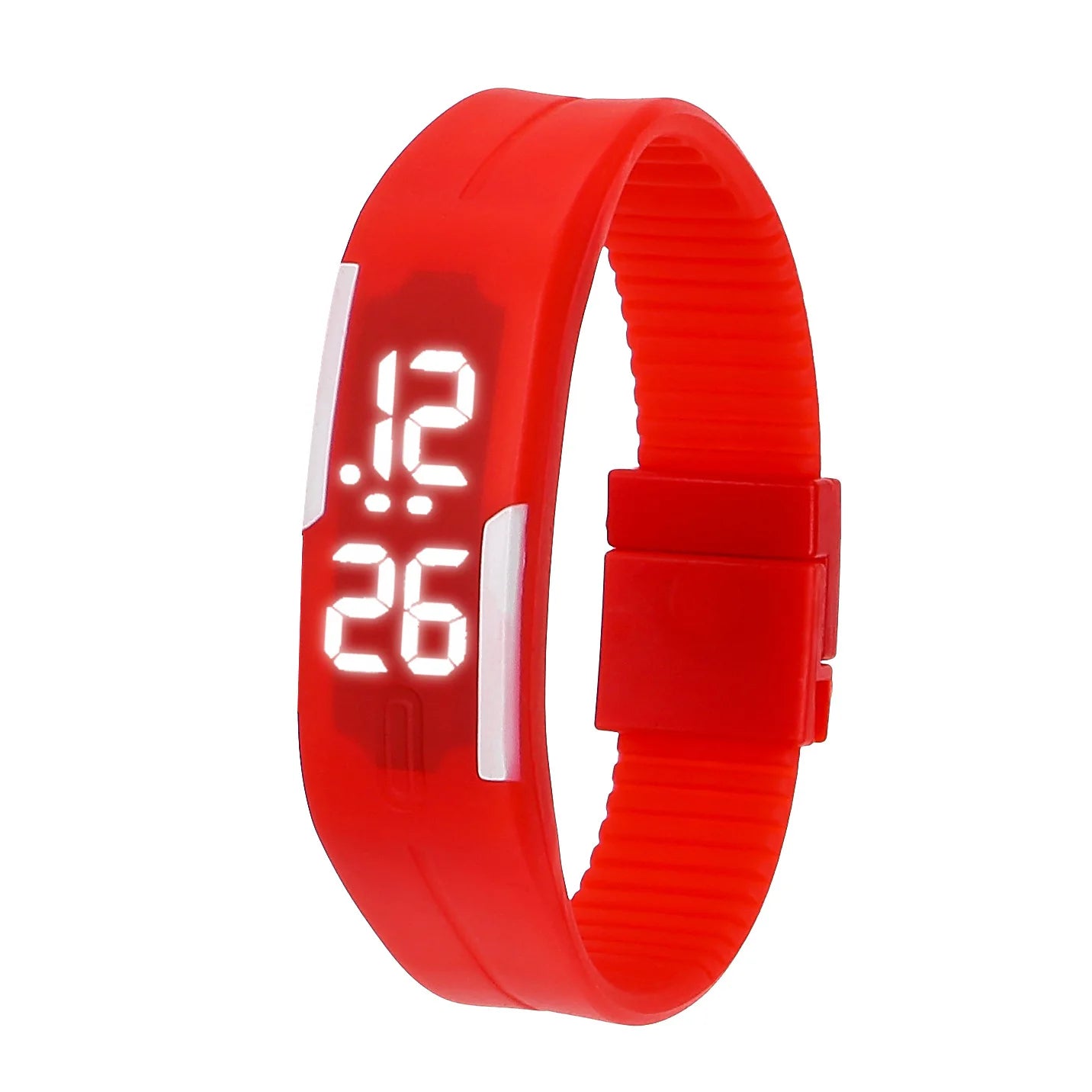 Digital LED Sports Watch - Silicone Strap Wristwatch for Kids, Boys, Girls, Men & Women