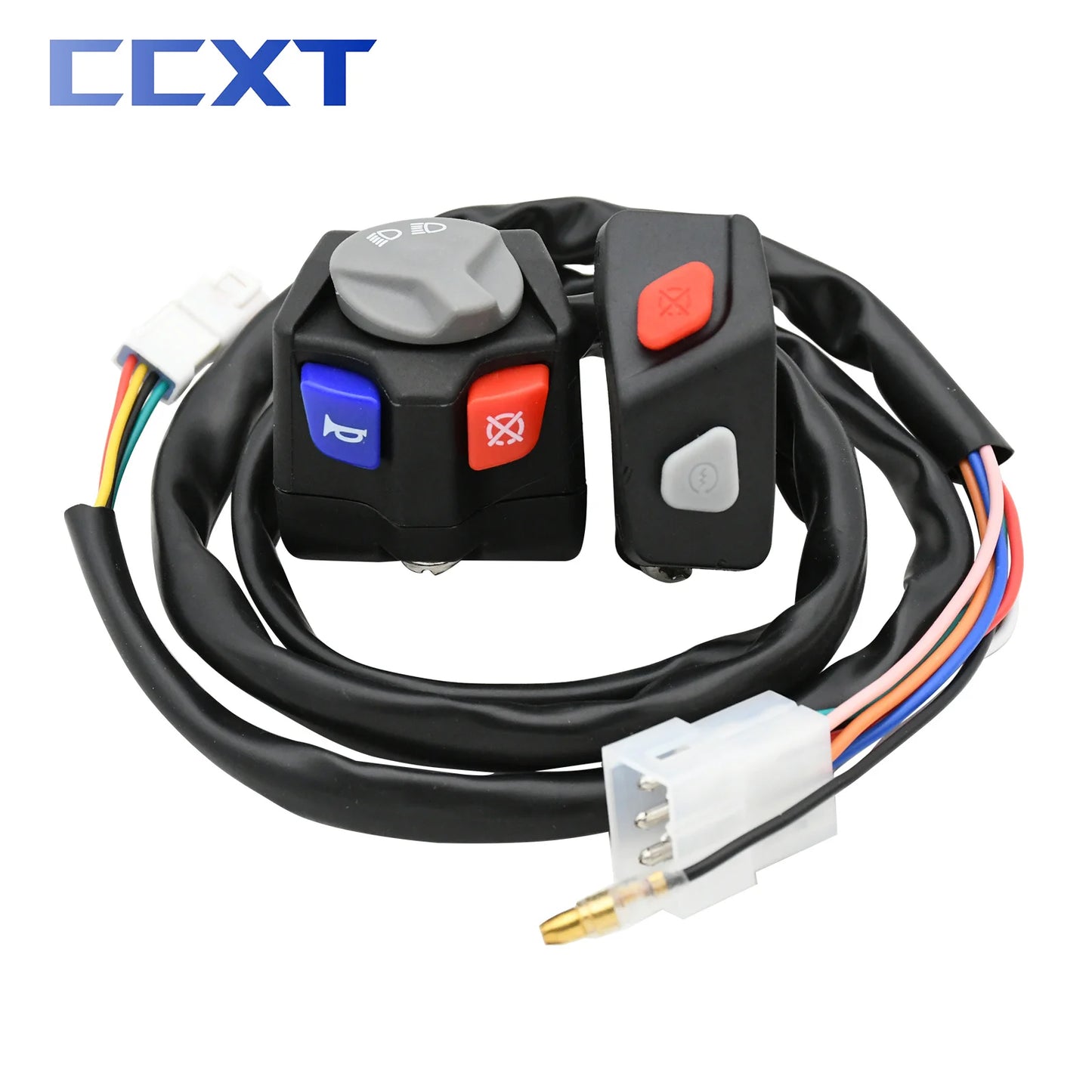 Motorcycle Headlight Horn Kill Start Switch - KTM EXC/XC/XCW/EXCF/SX/SXF (125-500cc) & Husqvarna TE/FE/TX/FX