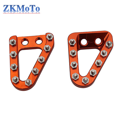 CNC Aluminum Rear Brake Pedal Step Plate Tip - Compatible with KTM SX/SXF/EXC/EXCF/XC/XCF/XCW/XCFW and Husqvarna TC/TE (2008-2016)