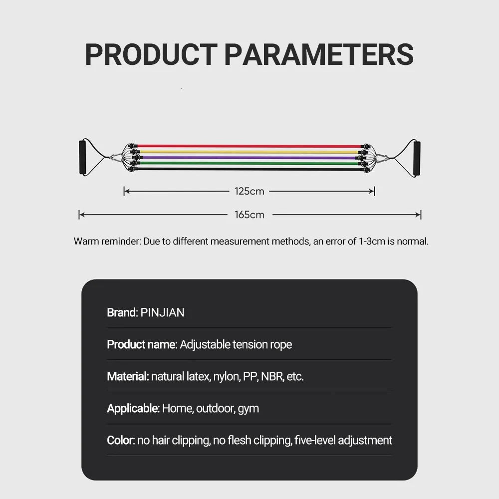 Premium Resistance Bands Set for Bodybuilding and Muscle Training