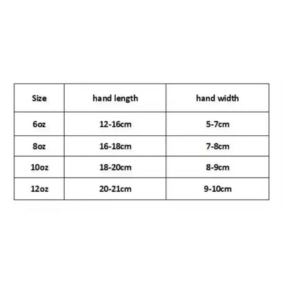 Professional Boxing Gloves – PU Leather, Breathable, 6-16oz – Muay Thai, Sanda, Taekwondo Training